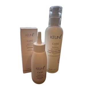 SET of Keune Care Derma Activate Thickening Spray & Lotion‎ Volume Thinning Hair